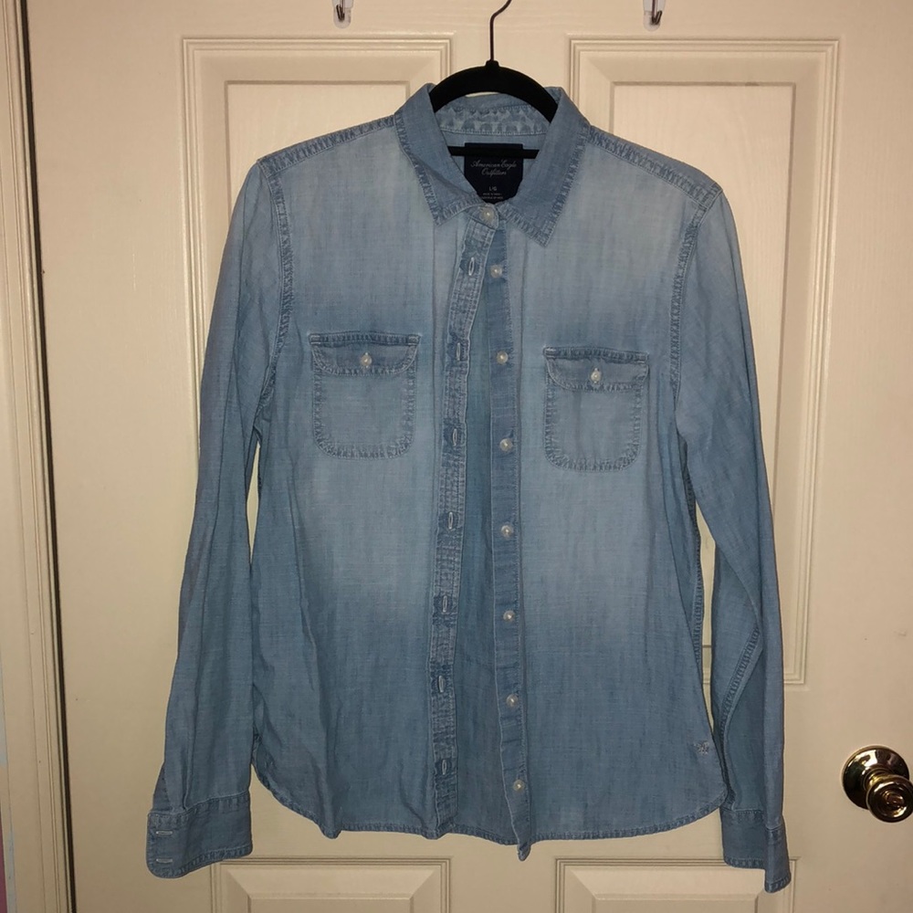 AE Denim Chambray button down